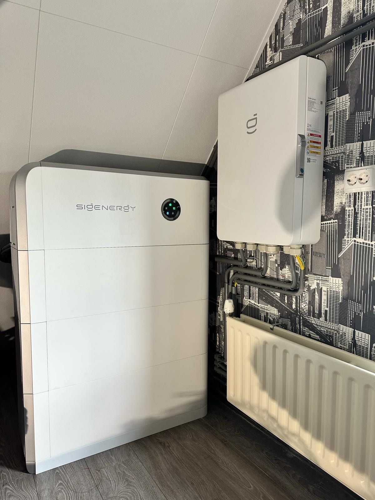 Vakkundige installatie van Sigenergy thuisbatterij en omvormer